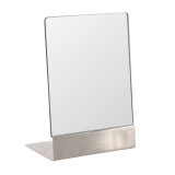 Oglinda cosmetica pentru baie, stativa, patrata, HSM-0678, 18.5 x 4 x 19.5 cm