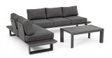 Cumpara ieftin Set mobilier gradina gri antracit Konnor 211x73.4x80 cm