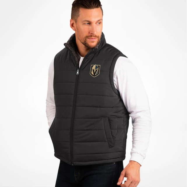 Vegas Golden Knights vestă de bărbați Power Hitter Reversible Vest - XL