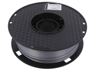PLA Filament 1.75mm Argintiu 1kg foto