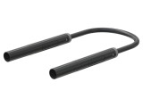 Cablu măsurare ST&Auml;UBLI 19A 1kV 2m negru cod 66.1054-20021