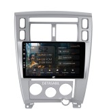 Navigatie Hyundai Tucson (2004-2010) rama argintie 2GB RAM Android GPS Wi-FI Carplay Android Auto USB Bluetooth Radio Waze Touchscreen 10.1 inch