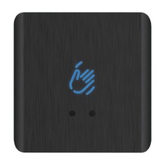 Buton de iesire Touchless ajustabil, aluminiu, negru, montaj aparent, IP66 CSB-20C30S-AL2