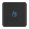 Buton de iesire Touchless ajustabil, aluminiu, negru, montaj aparent, IP66 CSB-20C30S-AL2