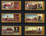 Timbre Romania 2007, Arhitectura Sibiu, Capitala Culturala, Set Complet MNH, Colectie