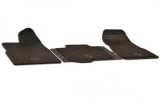 Covorase Auto Cauciuc Ford Transit Custom Tourneo (2013-) Umbrella, Gri Carbon, 3 Buc Bordura Inalta, Anti-Alunecare