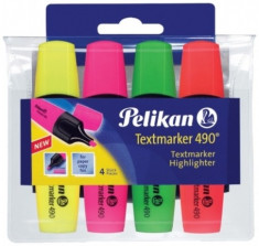 Textmarker 4/set 490 Pelikan foto