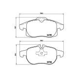 Placute frana Opel Signum Liftback (Z03), Vectra C (Z02), Vectra C Estate (Z02), Vectra C Gts (Z02); Saab 9-3 (Ys3f, 9-3 Convertible (Ys3f), 9-3 Esta, BREMBO