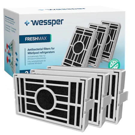 Set 3 filtre antibacterian pentru aparate frigorifice Whirlpool Micro Ban