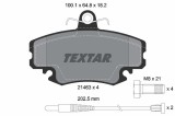 TEXTAR 2146304 Q+ set placute frana,frana disc