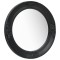 vidaXL Oglindă de perete &icirc;n stil baroc, negru, 50 cm 320347