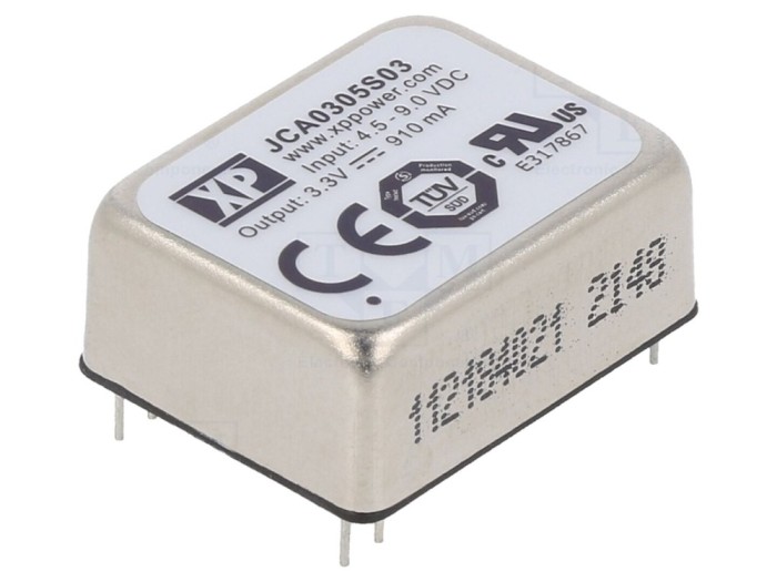Convertor DC/DC 3W 3.3V 910mA THT