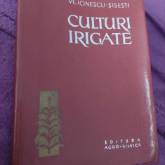 CULTURI IRIGATE Vl.Ionescu Sisesti Ed.AGRO-SILVICA 1964,Manual Sc TEHNICE AGRICO