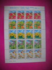 HOPCT TIMBRE MNH 1708 FLORI-BLOC /KLEIBOGEN 20 VAL- JAPONIA-NESTAMPILAT
