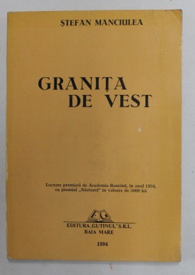 GRANITA DE VEST de STEFAN MANCIULEA , 1994 foto