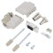 Conector D-Sub 9P Mama Lipire pe Cablu Gold Flash UNC 4-40