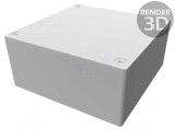 Carcasă Universală Aluminiu IP65 92x92x42mm Negru