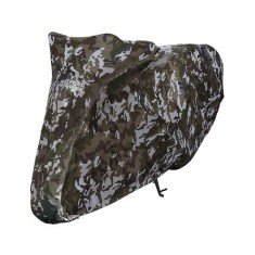 Husa moto Oxford Aquatex Camo, impermeabila, negru/gri marime S