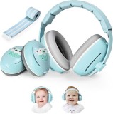 Cumpara ieftin Casti Antifonice 2 in 1 Pentru Bebelusi si Copii 3-48 luni WePro Store, Bentita Elastica Moale si Clasica Superioara, protectie auditiva in medii zgom