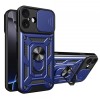 Husa Techsuit CamShield Albastra pentru Apple iPhone 17, protectie camera, rezistenta la socuri si zgarieturi