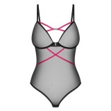 Neglijeuri - Obsessive Novenes Body cu Stras Frumos in Zona Decolteului XLarge-2XLarge