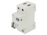 &Icirc;ntrerupător RCBO SIEMENS 8A Ires 30mA 1 Poli 230/400VAC IP20