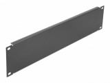 Panou masca metalic 19&quot; 2U Negru, Delock 66290