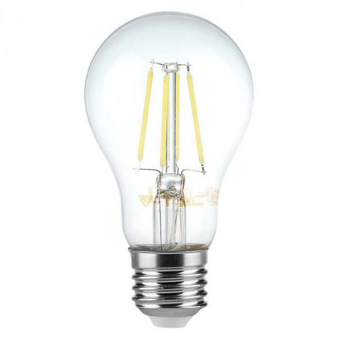 BEC E27 A60 CU FILAMENT DIMABIL LED 8W 3000K ALB CALD