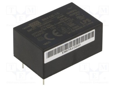 Convertor AC/DC 2W 15VDC MEAN WELL foto