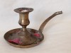 Sfesnic vechi de mana, in stil Luis, secol 18, 22,3x11x9cm, Sfesnice
