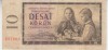 B11 - Bancnota foarte veche - Cehoslovacia - 10 coroane - 1960