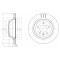 Disc frana VW MULTIVAN V (7HM, 7HN, 7HF, 7EF, 7EM, 7EN) (2003 - 2015) KRIEGER 0950004030