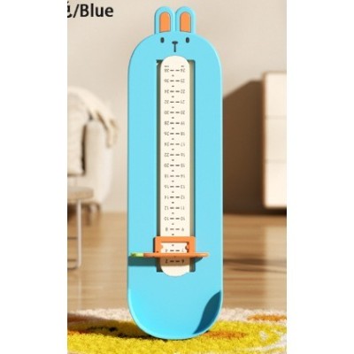 Dispozitiv de Masurat Talpa Piciorului pentru Bebelusi, Flippy, 6-24, Model Iepuras, Albastru foto