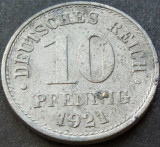 Cumpara ieftin Moneda istorica 10 PFENNIG - GERMANIA, anul 1921 *cod 1951 B, Europa