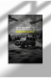 21mxm_DriveToWin_04|Motivational Car Poster, No Frame Canvas, "Hardest Worker" Quote, Drive to Win 2025 | A3 (29.7 x 42 cm) - 21mxm_DriveToWin_04