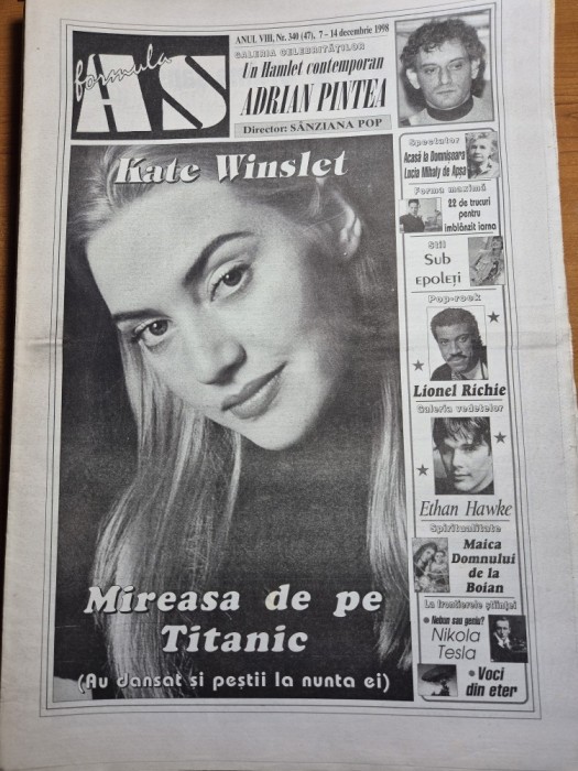 ziarul formula as 7 -14 decembrie 1998 - adrian pintea