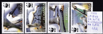 2006 Pasari protejate Lopatarul Eurasian LP1744 MNH Pret 1,6+1Lei foto