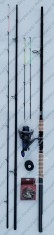 SET FEEDER Lanseta HARRIER 3,90m 210gr + Mulineta Saimino KDT4000 + 150m fir