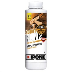 Ulei moto Ipone Scoot Run 2 2T 100% sintetic 1L &ndash; miros capsuni (strawberry) (ESTER)