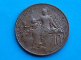 10 Centimes 1916 Franta-in realitate arata bine
