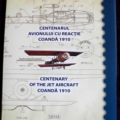 2010 Romania - Centenarul avionului cu reactie, mapa filatelica LP 1882 a, FDC