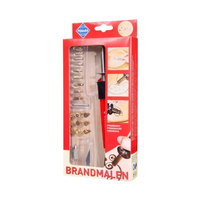 Pebaro 0261, Set pentru pirogravura, 30W, 220V, include 20 de varfuri foto