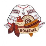 Magnet de frigider. Romania. Colaj obiecte romanesti MB 131