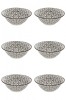 Set boluri, 6 piese, 450 ml, Portelan, Bej