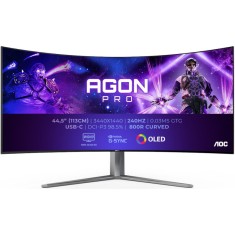 Monitor LED AOC Gaming AGON AG456UCZD Curbat 44.5 inch UWQHD OLED 0.03 ms 240 Hz USB-C HDR G-Sync Compatible foto