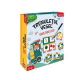 Joc educativ pentru copii, Trenulet cu numere, forme si culori, ATU-086653, Oem