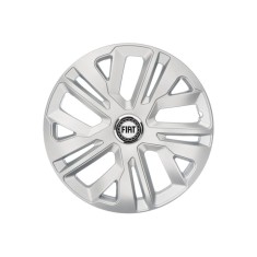 Set 4 Capace Roti 16 inchi (R16) Raven Gri, Compatibile Cu Fiat foto