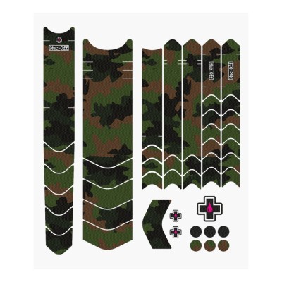 Set stickere protectie cadru Muc-Off Frame Protection Kit E-MTB Camo Ultimate FactoryBikes foto
