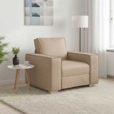 vidaXL Fotoliu Cappuccino 100 cm Piele artificială 4105043