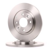 BREMBO 08.7238.10 Disc fr&acirc;nă solid, cu șuruburi/șuruburi